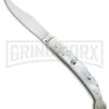 AGA Campolin Sahara Pearlex Italian Stiletto Automatic Knife - Mirror Plain 2 AGA Campolin Sahara Pearlex Italian Stiletto Automatic Knife - Mirror Plain -Grindworx AGA Campolin 9in Sahara Italian Stiletto LB Pearlex Mirror BHQ 74049 jr large