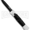 AKC 007 Concord White/Black OTF Automatic Knife - Dagger Black 1 AKC 007 Concord White/Black OTF Automatic Knife - Dagger Black -Grindworx AKC 007 Concord OTF White Black Dagger GX 30494 jr large 1