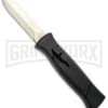 AKC 777 Blackfinger Black OTF Automatic Knife - Dagger Gold Plain 2 AKC 777 Blackfinger Black OTF Automatic Knife - Dagger Gold Plain -Grindworx AKC 777 Blackfinger OTF Auto Black Gold Dagger BHQ 92040 jr large