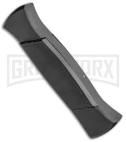 AKC 777 Blackfinger Black OTF Automatic Knife - Dagger Gold Plain 8 AKC 777 Blackfinger Black OTF Automatic Knife - Dagger Gold Plain -Grindworx AKC 777 Blackfinger OTF Auto Black Gold Dagger BHQ 92040 jr side large