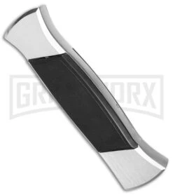 AKC 777 Blackfinger Brushed Aluminum OTF Automatic Knife - Black Tanto 8 AKC 777 Blackfinger Brushed Aluminum OTF Automatic Knife - Black Tanto -Grindworx AKC 777 Blackfinger OTF Auto Brushed Aluminum Black Black Tanto BHQ 153398 jr side large