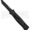 AKC 777 Blackfinger Black OTF Automatic Knife - Black Tanto 2 AKC 777 Blackfinger Black OTF Automatic Knife - Black Tanto -Grindworx AKC 777 Blackfinger Tanto OTF Auto Black Black BHQ 87414 jr large