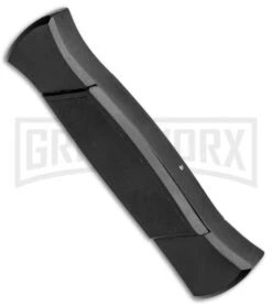 AKC 777 Blackfinger Black OTF Automatic Knife - Black Tanto 8 AKC 777 Blackfinger Black OTF Automatic Knife - Black Tanto -Grindworx AKC 777 Blackfinger Tanto OTF Auto Black Black BHQ 87414 jr side large
