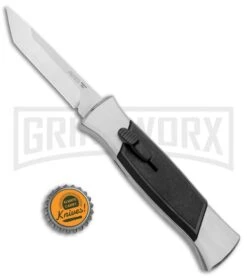 AKC 777 Blackfinger Brushed Aluminum OTF Automatic Knife - SW Tanto 9 AKC 777 Blackfinger Brushed Aluminum OTF Automatic Knife - SW Tanto -Grindworx AKC 777 Blackfinger Tanto OTF Auto Brushed Aluminum SW BHQ 87412 jr bottlecap 2 large