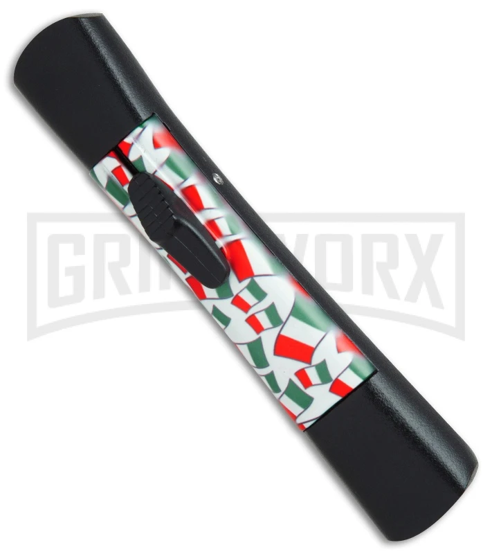 AKC Concord Italy Flag OTF Automatic Knife - Flat Satin Plain 5 AKC Concord Italy Flag OTF Automatic Knife - Flat Satin Plain - Image 3