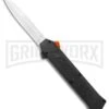 AKC F-16 Black D/A OTF Automatic Knife + Orange Button - Bayo Satin Plain 1 AKC F-16 Black D/A OTF Automatic Knife + Orange Button - Bayo Satin Plain -Grindworx AKC F 16 DA Bayo OTF Auto Black Orange Button Satin BHQ 102935 jr large