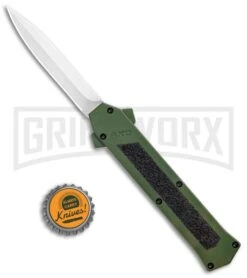 AKC F-16 OD Green D/A OTF Automatic Knife - Dagger Satin Plain 9 AKC F-16 OD Green D/A OTF Automatic Knife - Dagger Satin Plain -Grindworx AKC F 16 DA Dagger OTF Auto OD Green Satin BHQ 95347 jr bottlecap large