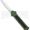AKC F-16 OD Green D/A OTF Automatic Knife - Dagger Satin Plain 2 AKC F-16 OD Green D/A OTF Automatic Knife - Dagger Satin Plain -Grindworx AKC F 16 DA Dagger OTF Auto OD Green Satin BHQ 95347 jr large