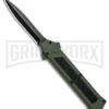 AKC F-16 Green D/A OTF Automatic Knife - Dagger Black Plain 1 AKC F-16 Green D/A OTF Automatic Knife - Dagger Black Plain -Grindworx AKC F 16 Green DA OTF Auto Dagger Black Plain GX 33106 jr large