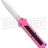 AKC F-16 Pink D/A OTF Automatic Knife - Bayonet Satin Plain 1 AKC F-16 Pink D/A OTF Automatic Knife - Bayonet Satin Plain -Grindworx AKC F 16 Pink DA OTF Auto Bayo Satin GX 37618 jr large