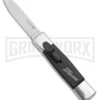 AKC Minion Concord Polish/Black OTF Automatic Knife - Flat Grind Satin Plain 2 AKC Minion Concord Polish/Black OTF Automatic Knife - Flat Grind Satin Plain -Grindworx AKC Minion Concord Polish Black OTF Auto Satin Flat GX 41031 jr large