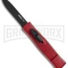 AKC Minion Concord Red OTF Automatic Knife - Black Plain 1 AKC Minion Concord Red OTF Automatic Knife - Black Plain -Grindworx AKC Minon Concord Red OTF Black BP 18056 jr large