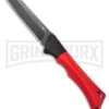 AKC Smarty Red W/Black Bolster Automatic Knife Reverse Tanto - Black SW Plain 1 AKC Smarty Red W/Black Bolster Automatic Knife Reverse Tanto - Black SW Plain -Grindworx AKC Smarty Automatic Knife Red w Black Bolster 3.3in Black Stonewash BHQ 184758 hd large