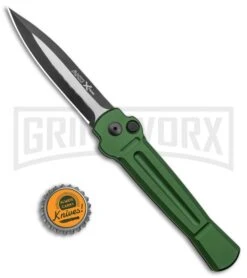 AKC X-treme Ace Green Automatic Knife - Black Two Tone Plain 9 AKC X-treme Ace Green Automatic Knife - Black Two Tone Plain -Grindworx AKC X treme Ace Auto Green Black TT ACE GTT BHQ 136921 jr bottlecap large