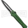 AKC X-treme Ace Green Automatic Knife - Black Two Tone Plain 1 AKC X-treme Ace Green Automatic Knife - Black Two Tone Plain -Grindworx AKC X treme Ace Auto Green Black TT ACE GTT BHQ 136921 jr large