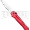AKC X-treme Ace Red Automatic Knife - Satin Plain 2 AKC X-treme Ace Red Automatic Knife - Satin Plain -Grindworx AKC X treme Ace Auto Red Satin BHQ 105468 jr large