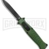 AKC X-treme EVO Green OTF Automatic Knife - Black Plain 2 AKC X-treme EVO Green OTF Automatic Knife - Black Plain -Grindworx AKC X treme EVO OTF Auto Green Black BHQ 105414 jr 2 large