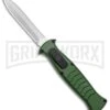 AKC X-treme EVO Green OTF Automatic Knife - Satin DE Dagger -Grindworx AKC X treme EVO OTF Auto Green Satin DE Dagger BHQ 134949 jr 2 large