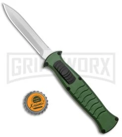 AKC X-treme EVO Green OTF Automatic Knife - Satin DE Dagger 9 AKC X-treme EVO Green OTF Automatic Knife - Satin DE Dagger -Grindworx AKC X treme EVO OTF Auto Green Satin DE Dagger BHQ 134949 jr bottlecap 2 large