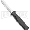 AKC X-treme EVO Black OTF Automatic Knife - Satin Plain Dagger -Grindworx AKC X treme EVO OTF Automatic Knife Black 3.5 Satin Dagger BHQ 119723 LS large