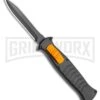 AKC X-treme EVO Black / Orange Slide OTF Automatic Knife - Black Plain Dagger 1 AKC X-treme EVO Black / Orange Slide OTF Automatic Knife - Black Plain Dagger -Grindworx AKC X treme EVO OTF Automatic Knife Black Orange Slide 3.5 Black Dagger BHQ 119626 LS large