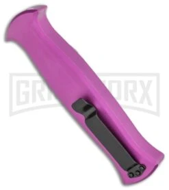 AKC X-treme EVO OTF Automatic Knife - Purple Black Plain 8 AKC X-treme EVO OTF Automatic Knife - Purple Black Plain -Grindworx AKC X treme EVO OTF Automatic Knife Purple 3.5 Black BHQ 120293 LS Side large