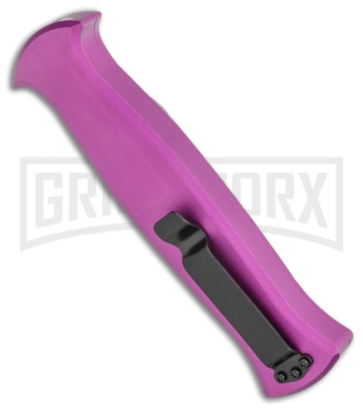 AKC X-treme EVO OTF Automatic Knife - Purple Black Plain 5 AKC X-treme EVO OTF Automatic Knife - Purple Black Plain - Image 3
