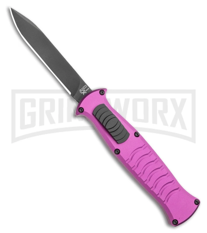 AKC X-treme EVO OTF Automatic Knife - Purple Black Plain 3 AKC X-treme EVO OTF Automatic Knife - Purple Black Plain