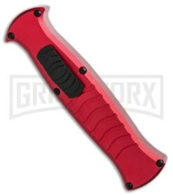 AKC X-treme EVO RB OTF Automatic Knife - Red Black Plain 7 AKC X-treme EVO RB OTF Automatic Knife - Red Black Plain -Grindworx AKC X treme EVO OTF Automatic Knife Red 3.5in Black EVO ROB BHQ 115345 LS Spine large