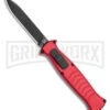 AKC X-treme EVO RB OTF Automatic Knife - Red Black Plain -Grindworx AKC X treme EVO OTF Automatic Knife Red 3.5in Black EVO ROB BHQ 115345 LS large