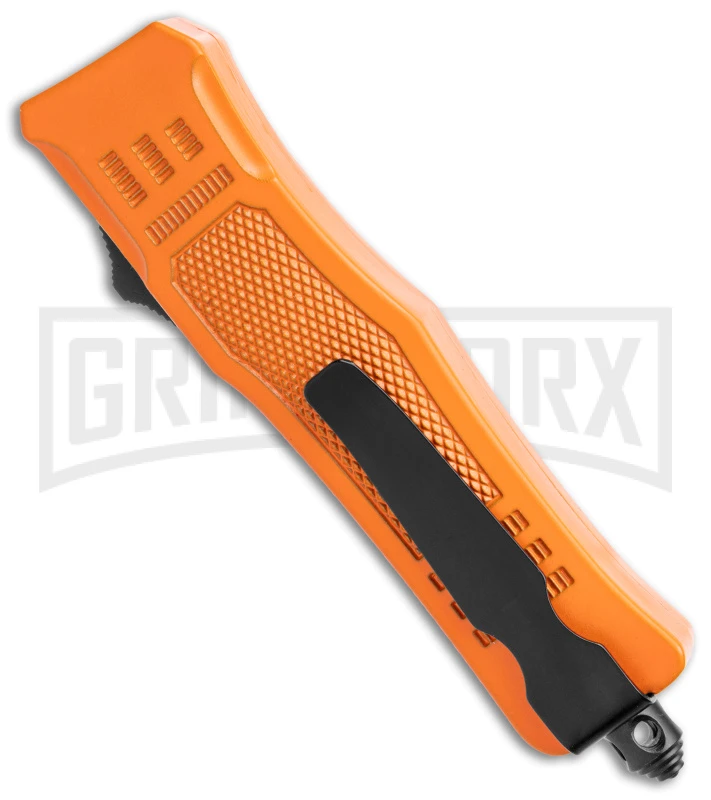Atomic Defender Mini OTF Automatic Knife Orange - Two Tone Dagger 5 Atomic Defender Mini OTF Automatic Knife Orange - Two Tone Dagger - Image 3
