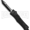Atomic Defender Mini OTF Automatic Knife Black - Two Tone Tanto 1 Atomic Defender Mini OTF Automatic Knife Black - Two Tone Tanto -Grindworx Atomic Mini Defender Black Tanto Auto TT GX 35872 jr large