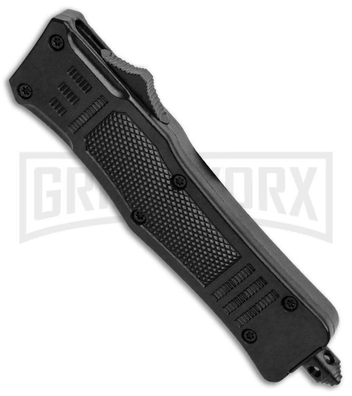 Atomic Defender Mini OTF Automatic Knife Black - Two Tone Tanto 4 Atomic Defender Mini OTF Automatic Knife Black - Two Tone Tanto - Image 2