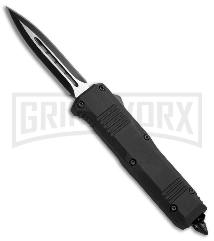 Atomic Shield Dagger Black OTF Automatic Knife - Plain 3 Atomic Shield Dagger Black OTF Automatic Knife - Plain