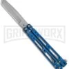 Bear OPS Bear Song IV Blue Raindrop Balisong Butterfly Knife - Tanto Bead Blast 2 Bear OPS Bear Song IV Blue Raindrop Balisong Butterfly Knife - Tanto Bead Blast -Grindworx Bear OPS Bear Song IV Tanto Butterfly Blue Raindrop BB B 410 AIBD AP 35035 BHQ 67848 jr 2 large