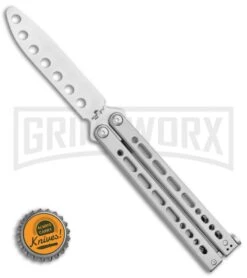 Bear Ops Bear Song VIII Silver Butterfly Trainer - Bead Blast Dull 10 Bear Ops Bear Song VIII Silver Butterfly Trainer - Bead Blast Dull -Grindworx Bear Ops Bear Song VIII Butterfly Trainer 4.5 Satin B 821 SS S BHQ 117625 LS Bottlecap large