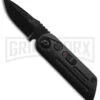 Bear Ops Bold Action XIV Black Stainless Steel Automatic Knife - Black Plain 1 Bear Ops Bold Action XIV Black Stainless Steel Automatic Knife - Black Plain -Grindworx Bear and Son Auto Bold Action XIV Black BHQ 153934 jr large