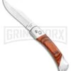 Bear And Son Rosewood Automatic Lockback Knife - Satin Plain 2 Bear And Son Rosewood Automatic Lockback Knife - Satin Plain -Grindworx Bear and Son Automatic Lockback Knife Rosewood 5 Satin BHQ 120296 LS jr large