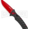 Boker Plus Black Widow Strike Automatic Knife - Drop Point Red 1 Boker Plus Black Widow Strike Automatic Knife - Drop Point Red -Grindworx Boker Black Widow Strike Drop DP Black Red 01BO434NSOI BHQ 97030 jr large