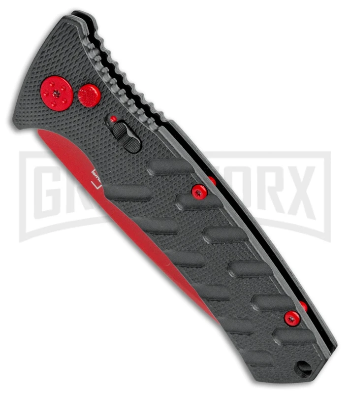 Boker Plus Black Widow Strike Automatic Knife - Drop Point Red 4 Boker Plus Black Widow Strike Automatic Knife - Drop Point Red - Image 2
