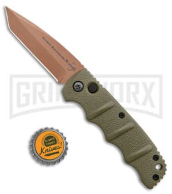 Boker Kalashnikov Desert Warrior Tanto Automatic Knife - Copper Plain 9 Boker Kalashnikov Desert Warrior Tanto Automatic Knife - Copper Plain -Grindworx Boker Desert Warrior Kalashnikov Tanto Auto OD Green D2 Copper BHQ 96967 jr bottlecap large