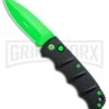 Boker Kalashnikov Automatic Knife - D2 Dagger Electric Green Plain 2 Boker Kalashnikov Automatic Knife - D2 Dagger Electric Green Plain -Grindworx Boker Kalashnikov Black Widow Green jr large