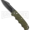 Boker Kalashnikov OD Green Automatic Knife - D2 Harpoon Smokewash Plain 1 Boker Kalashnikov OD Green Automatic Knife - D2 Harpoon Smokewash Plain -Grindworx Boker Kalashnikov Harpoon Auto OD Green Smokewash 01KALS123NSOI BHQ 132735 jr large
