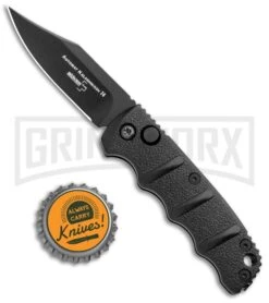 Boker Mini Kalashnikov Black Bowie Automatic Knife - Black Plain 9 Boker Mini Kalashnikov Black Bowie Automatic Knife - Black Plain -Grindworx Boker Mini Kalashnikov Bowie Auto Black BHQ 96965 jr bottlecap large