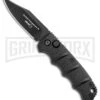 Boker Mini Kalashnikov Black Bowie Automatic Knife - Black Plain -Grindworx Boker Mini Kalashnikov Bowie Auto Black BHQ 96965 jr large