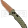 Boker Mini Strike Automatic Knife Black - Drop Point Copper Plain 2 Boker Mini Strike Automatic Knife Black - Drop Point Copper Plain -Grindworx Boker Mini Strike Auto OD Green Copper 01BO438NSOI BHQ 99631 jr large