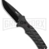 Boker Plus Strike Automatic Knife - Drop Point Black Plain 1 Boker Plus Strike Automatic Knife - Drop Point Black Plain -Grindworx Boker Plus Strike Bowie Auto Black 01BO433NSOI BHQ 97031 jr large