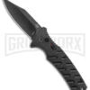 Boker Plus Strike Black Automatic Knife - Black Plain 1 Boker Plus Strike Black Automatic Knife - Black Plain -Grindworx Boker Plus Strike Bowie Auto Black Black BHQ 125300 jr large