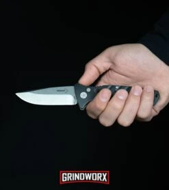 Boker Plus Strike Desert Warrior OD Green Automatic Knife - D2 Drop Point Copper 16 Boker Plus Strike Desert Warrior OD Green Automatic Knife - D2 Drop Point Copper -Grindworx Boker Plus Strike Drop Point Automatic Knife Stonewash 01BO400N BHQ 32040 kp in hand web large 5