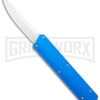 Boker USA Kwaiken OTF Automatic Knife Blue Aluminum (3.4" Satin) 06EX550 1 Boker USA Kwaiken OTF Automatic Knife Blue Aluminum (3.4" Satin) 06EX550 -Grindworx Boker USA Kwaiken OTF Auto Blue Aluminum SW 06EX550 BHQ 115742 jr large